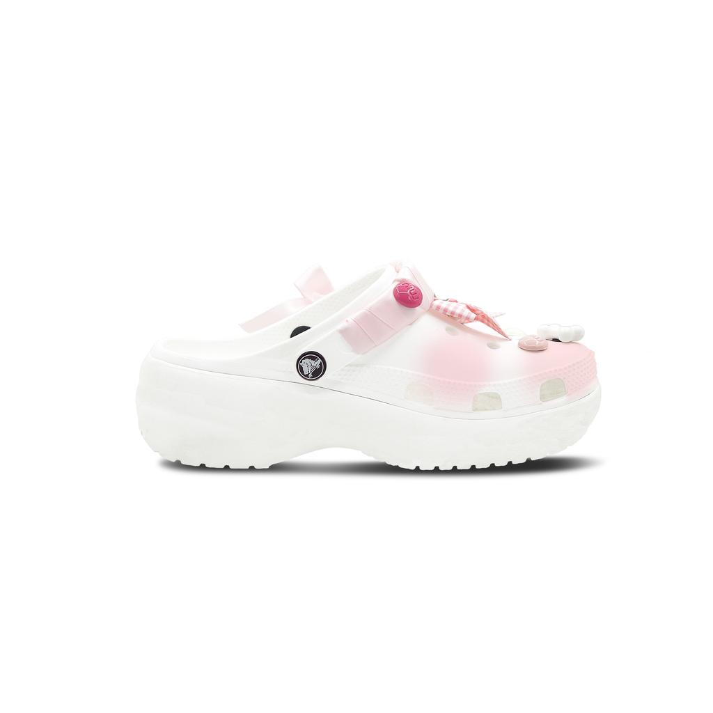 Crocs Classic clog Meow Meow Puffs EVA Cute Cartoon Preppy Hole Shoes Women's Pink