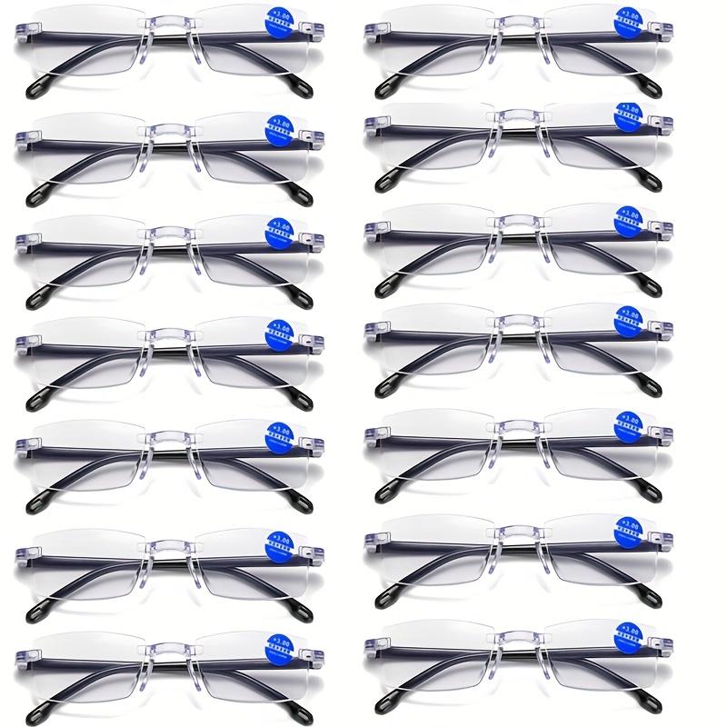 

14pcs Reading Glasses Reading Aid Vision Aid Blue Light Filter Men Women +150