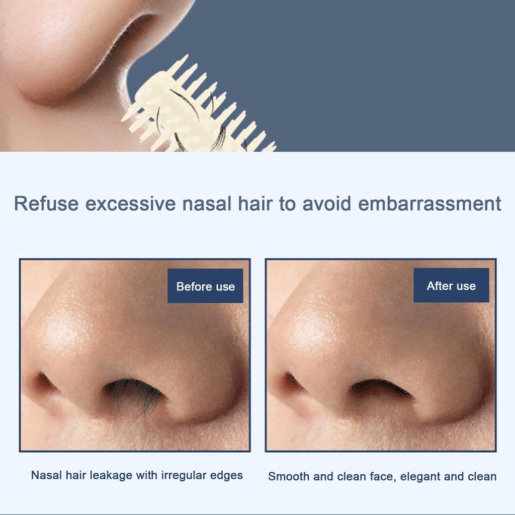 360° Rotating Nose Hair Trimmer Nostril Cleaning Scissors Double Sided Nose Hair Knife Manual Nostril Cleaning Nose Hair Razors