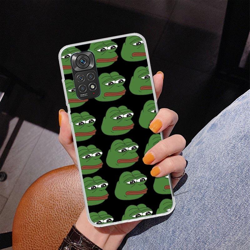 Cute Frogs Party Sad Pepe Phnoe Case for Phnoe Case for Xiaomi Redmi Note 15 14 14S 13 Pro Plus 12 12S 11S 11E 10S 10 11T 5G Uni