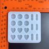 Resin Shaker Fillings Mold,Silicone for Pill Mold Epoxy Resin Mold Filler Quicksand Casting Filling Mold for Jewelry Mak