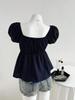 Polka Dot U-Neck Slimming Short Sleeve Summer Dress