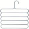 Multi-Function Pants Hanger Organizer, Space Saving Closet Rack, Holds Multiple Pairs, Durable PP Material