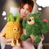 Brinquedo de Pelúcia Fofo Cacto Abacaxi Criativo e Engraçado Pelúcia Longa 18cm/0,1kg