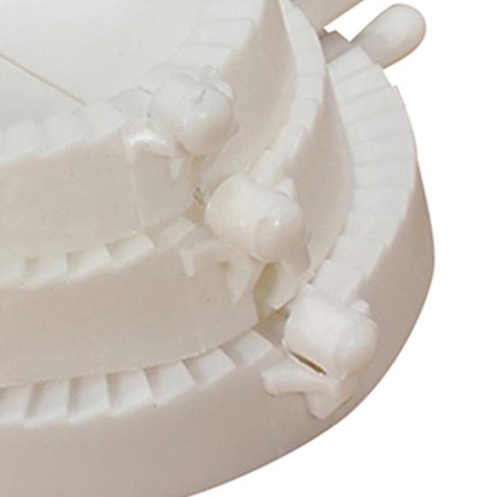 3Pcs/Set Dumpling Clamp Labor-saving Dumpling Maker Wear Resistant 3 Sizes Dumpling Mold for Kitchen