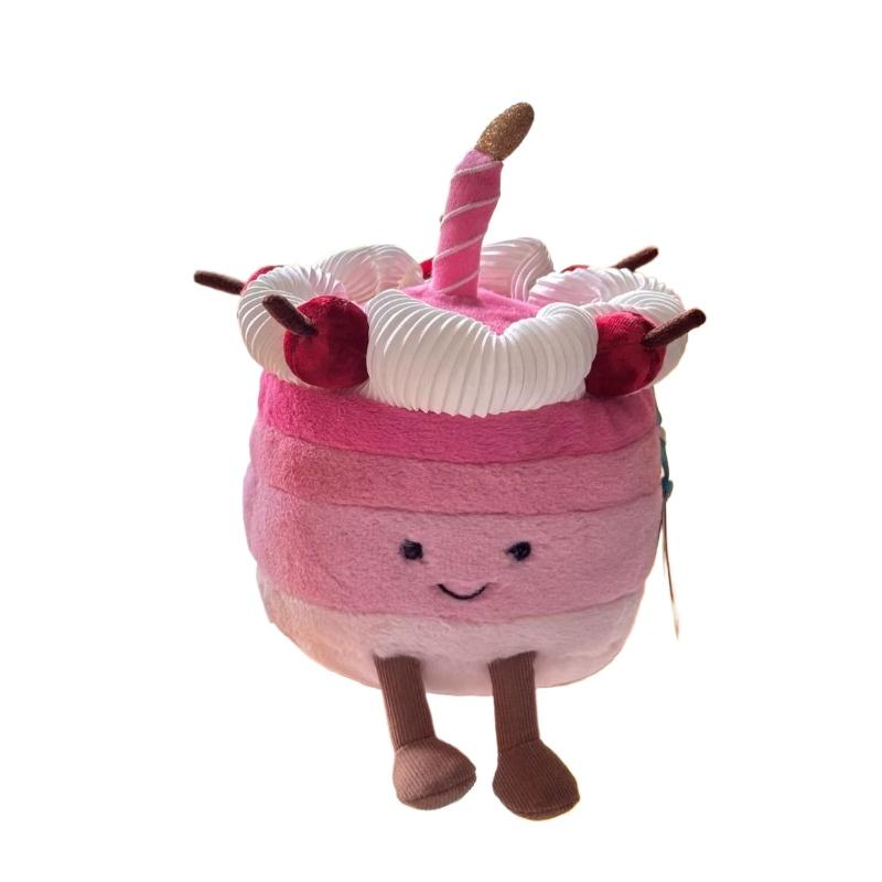 Neues Kirschkuchen Plüschtier Niedliche Anime Weiche Kuscheltierpuppe Kawaii Geburtstagsgeschenk Zimmerdekoration Sammlerstück Plüschtier