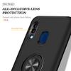 Samsung A20S/A30 Anti-Fingerprint Case with Magnetic Stand and Hidden Car Ring