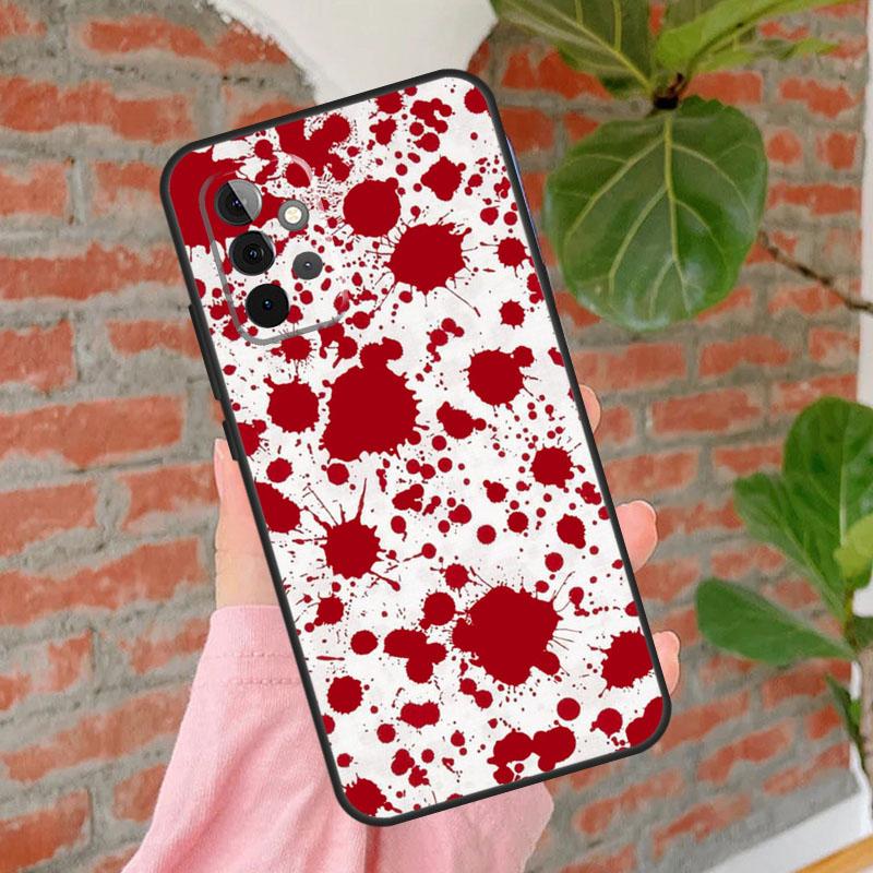 HALLOWEEN BLOODY SPLATTER Cover For Samsung Galaxy A55 A35 A25 A15 A52 A32 A12 A14 A34 A54 A51 A71 A13 A33 A53 Case