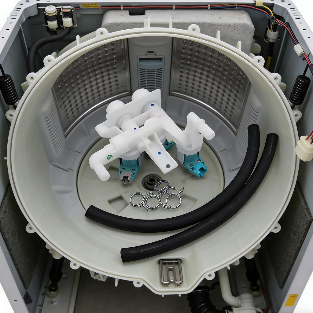 Efficient Water Inlet Valves Quick Installation Laundry Valves for Automatic Washing Machines Intelligent Water Saving
