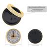 70mm Diameter Round Quartz Arabic Numerals Clock Insert for DIY Crafts/Replacing Clock Face,Fit 2.4Inch 61mm Diameter Hole Clock