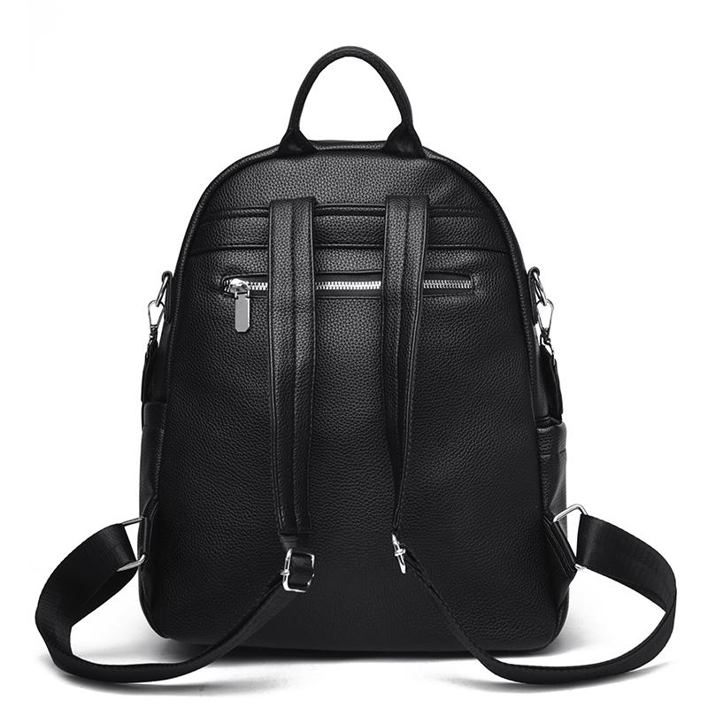 PU Backpack Women's Large Capacity Travel Backpack Multi-function Shoulder Bag
