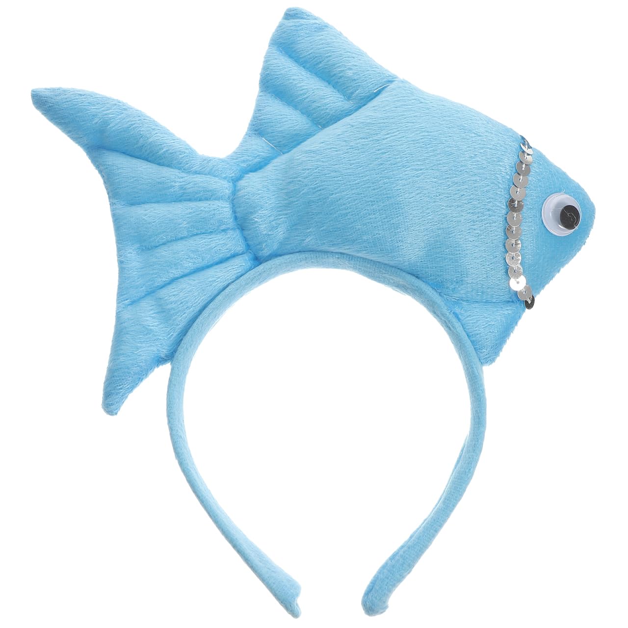 

TOYANDONA Fish Headband, Goldfish Headband, Funny and Cute Animal Headgear, Halloween Plush Hair Accessory, Face Washing, Cosplay, Costume Parties,