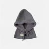 Solid Color Knitted Hooded Cap Wool Blend Earflap Hat Simple Winter Cap  Outdoor