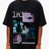 Anime Lain Men Women Autumn T-Shirt Harajuku Vintage Short Sleeve Loose Oversized Casual Fitness Comfortable Y2k Top Harajuku