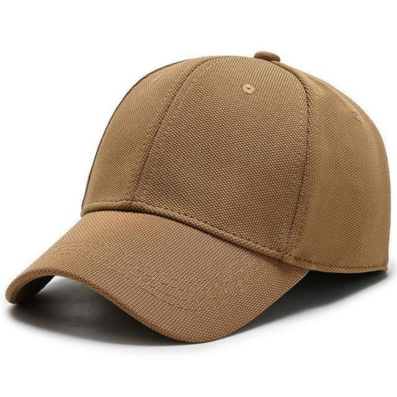 Casual fashion Solid color Baseball Cap Fitted fully enclosed unisex cap Outdoor Black Quick Recovery Sport sun protection hat