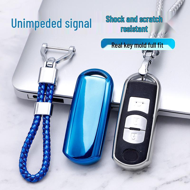 TPU Car Key Shell for Mazda 2, CX, Atenza, Ruiyi, Angkesaila Key Cover