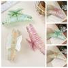 Vintage Rhinestone Shark Clip Elegant Crystal Shell Hair Claw Starfish Acetate Hair Clip  Summer