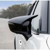 For Mazda CX-5 CX-3 CX-4 Car Rearview Side Mirror Cover Wing Cap Horn Exterior Door Rear View Case Trim Sticker Carbon Fiber