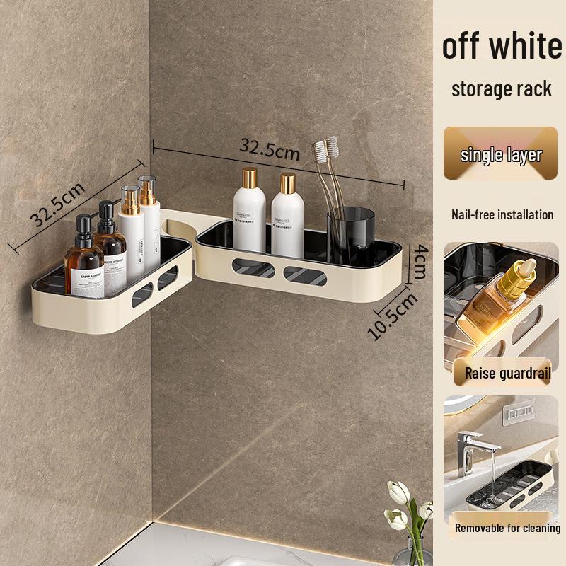 

Настенная угловая полка для хранения в ванной