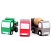 12PCS Set Mini Wooden Car Airplane Model Toy Simple Style Decoration Color Wooden Car Airplane Mini Educational Toy for Children