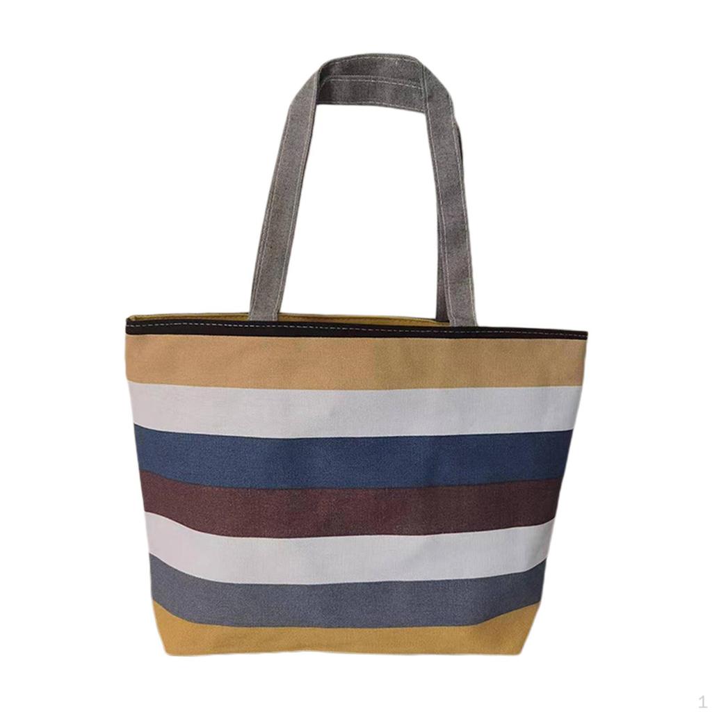 Embroidered Shoulder Bag, Tote Women's Handbag, Zipper, Large Capacity, Shopping Fashion,