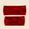 New parent-child golden velvet knotted headband, creative headgear for parent-child party, soft and comfortable parent-child headband