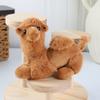 Toy Camel Plush Keychain Animal Stuffed Doll Backpack Pendant Cute Kids Gift