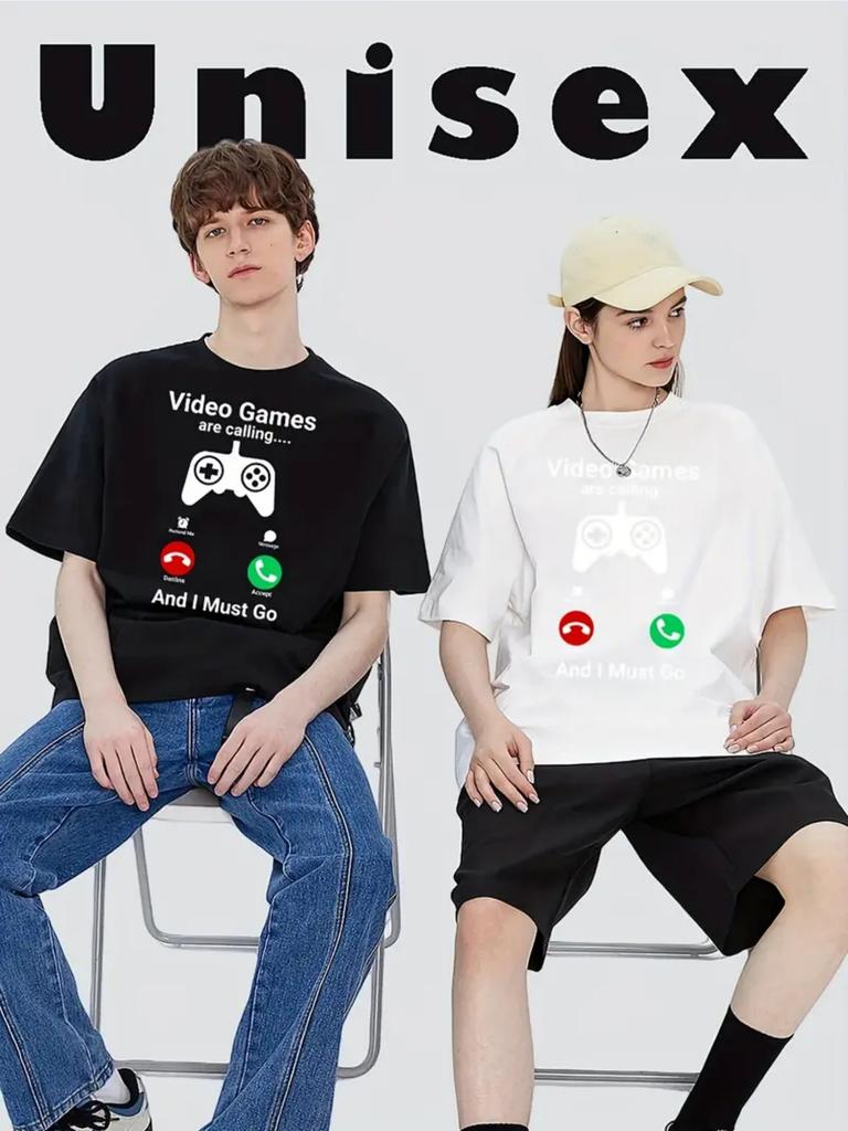 Men's Funny Scream Movie Quote T-Shirt - Ghostface Graphic Short Sleeve Shirt, Printed with the Text: If I Don'T Call My Mom, She'Ll Be Very..