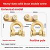 General Motors Brass Power Knob Switch Battery Terminal, Clip Adapter, Power-off Leak-proof