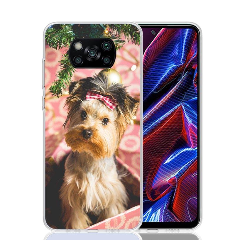 Yorkshire Terrier Dog Puppy Case Phone Cover for Xiaomi Redmi Note 10 9 9S 8 8T 7 5 Pro Mi 12T 11T 10T 9T 12 11 Lite A3 A2 Trend