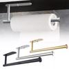 No Drilling Storage Rack Kitchen Toilet Paper Holder Modern Roll Paper Towel Holder Home