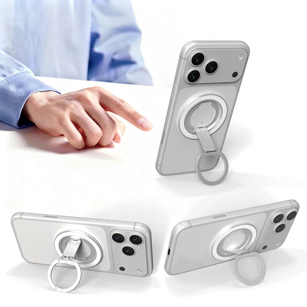 Triple-Rotating Magnetic Phone Ring Holder & Stand