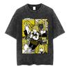 Vintage Washed Anime Death Note Manga Logo Graphic T-shirt Men Women Printed Tee Summer Casual Fashion Clothing Tops High Quality Streetwear