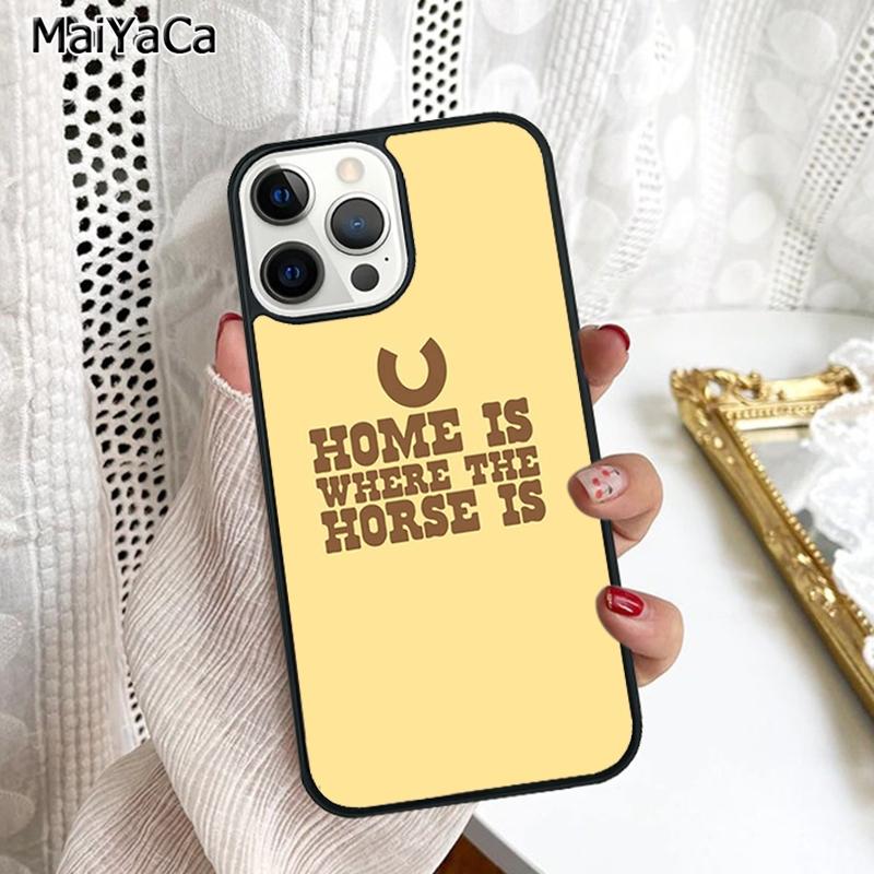 

Home Is Where The Horse Is Phone Case Cover For iPhone 17 Air 16 16e 15 plus 11 12 13 14 pro max shell coque iPhone 11pro max