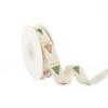 Cotton Blend Fabric Christmas Ribbon Christmas Print Christmas Gift Wrapping Ribbon  Wreath Making