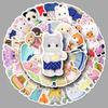 50-Piece Sanrio Cute Cartoon Waterproof Sticker Set for Tablets, Thermos Cups, Computers, Phones, and Planners.