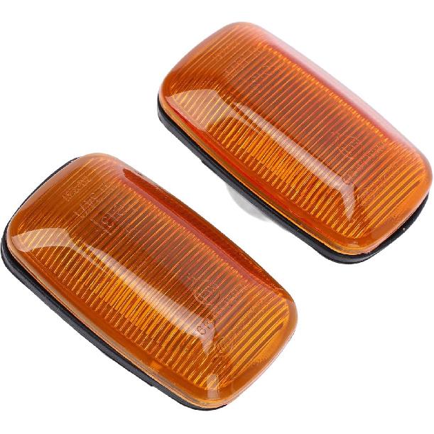 1 Pair LED Side Marker Lights Cover 8173120191 Amber for Toyota Land cruiser 70 80 90 100 Series Camry Scepter SXV1 Hilux N13 Surf