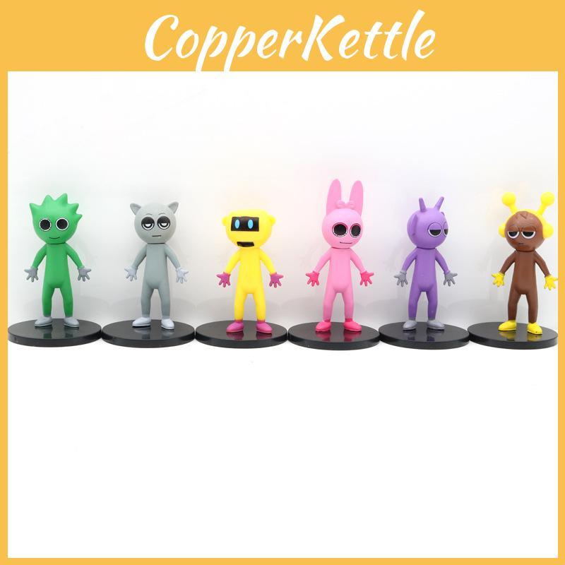 Beat Sprunki Boxes 12pcs Character Figurines Movable Heads Unique Gifts Decor