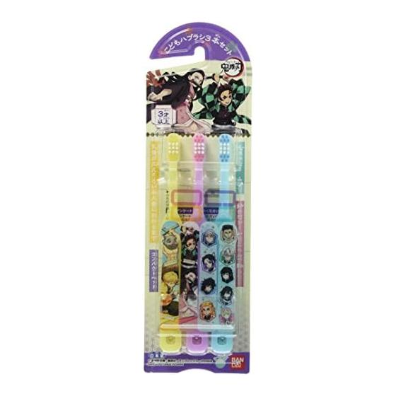 Children s toothbrush set of 3 Demon Slayer: Kimetsu no Yaiba 2