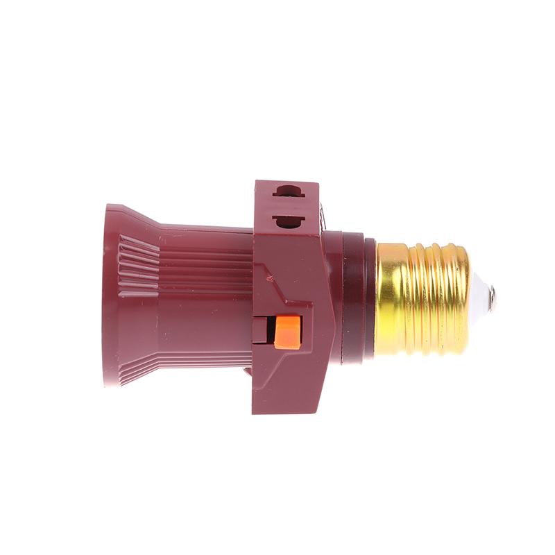2 Stück E27 Schraubglühbirnenfassung Konvertieren zu Mit Schalter Lampenfassung LED-Glühbirnenadapter Mit Schalter Lampenbirnen-Beleuchtung Fassungsadapter