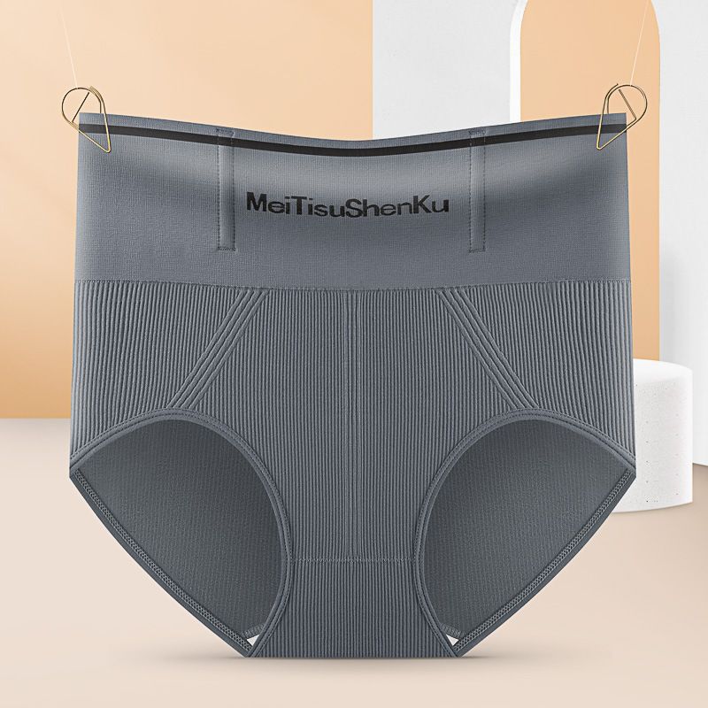 Ladies Spring and Autumn High Waist Belly Lift Hip Shape Body Triangle Briefs