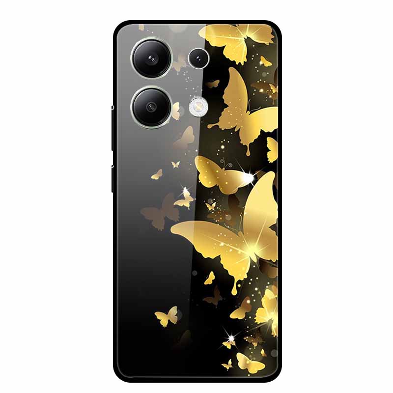 For Xiaomi Redmi Note 13 5G Phone Case Soft Bumper Tempered Glass Hard Back Cover Case For Redmi Note 13 Pro Case Note13 Pro Bag