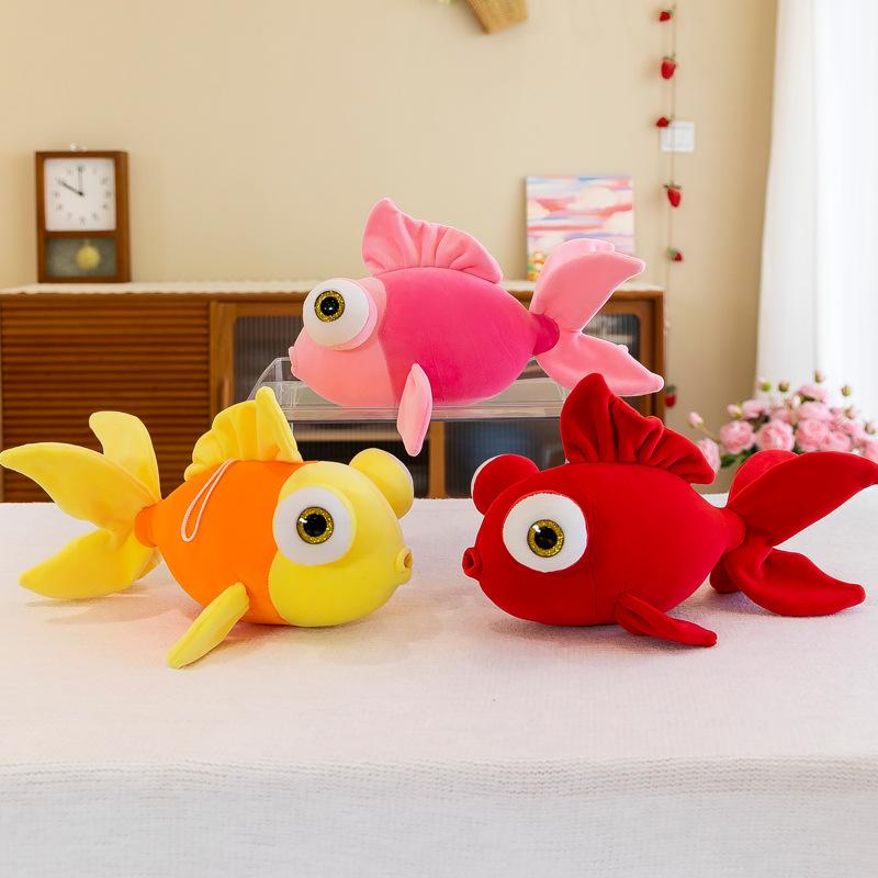 Goldfish Bubble Cute Goldfish Plush Toy Children's Doll Pillow Doll Night Market