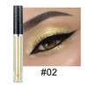 Ombre à paupières liquide diamant unique, 12 couleurs, perle psychédélique brillante, ombre à paupières couchée, maquillage en larmes de vers à soie