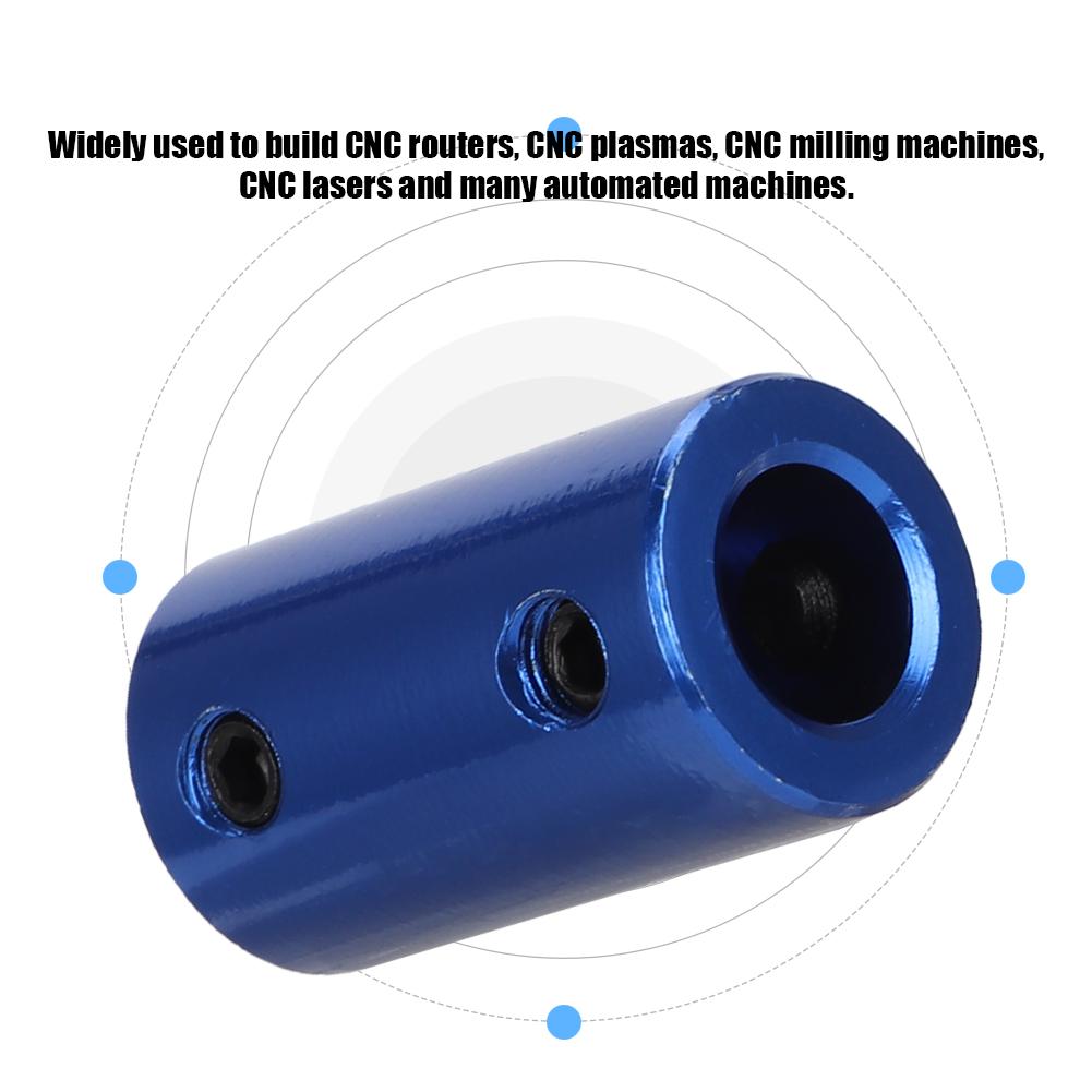 5PCS 3D Printers Stepper Motor Aluminium Alloy Wheel Coupler Shaft Rigid Coupling 5*8mm
