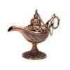 Zinc Zinc Alloy Home Decor Hollow Out Desktop Decor Ornaments Aladdined Magic Lamp Incense Holder Tea Pot