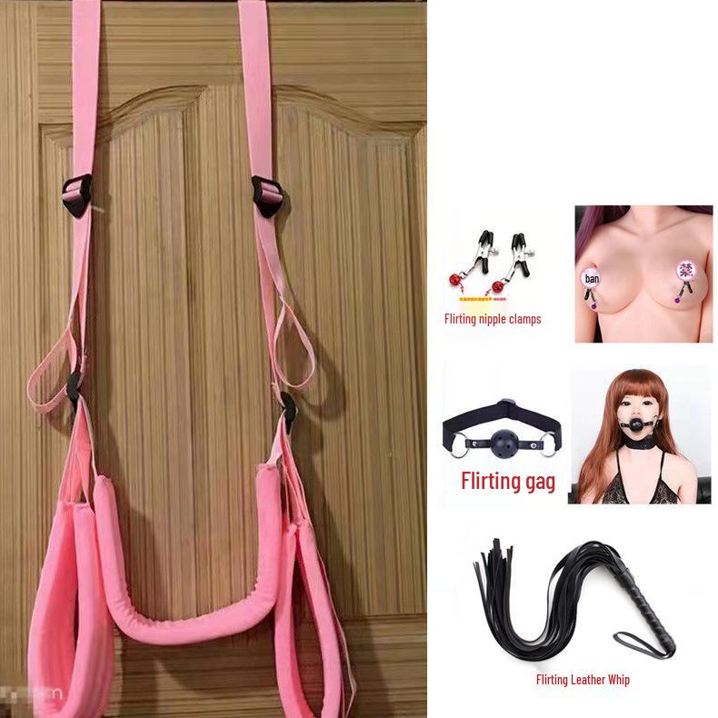 Leather Plush Door Cushion Swing - Adult Fun Alternative Toy