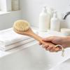 Premium Medium-Handle Boar Bristle Exfoliating Bath Brush