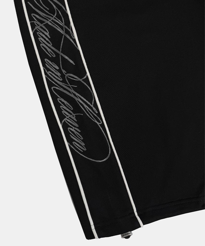 BADBLOOD 90S Vintage Club Curved Joggers - Black