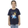 Disney Girls Alice In Wonderland Flowers Cotton T-Shirt